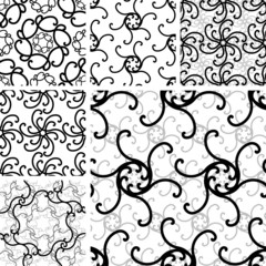 Seamless ornament patterns