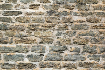 Wall from limestone, a background