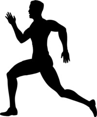 Outline of a runner