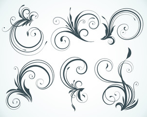 decorative floral elements