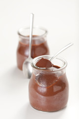 homemade dessert chocolate mousse