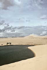 Lake and dunes, Vietnam