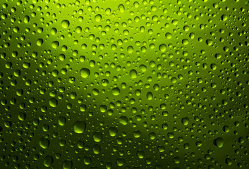 Fototapeta na wymiar green drops