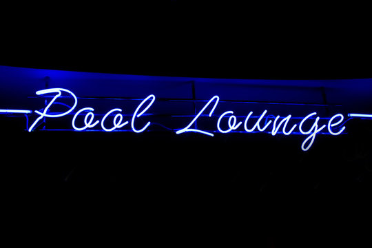 Pool Lounge neon sign
