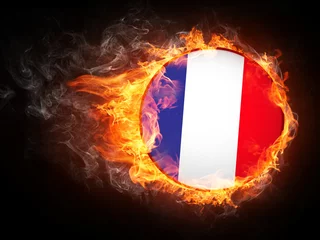 Abwaschbare Fototapete Frankreich Flagge © Visual Generation
