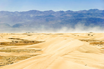 Lifeless landscape of Death Valley . California. USA