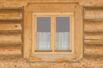 Obraz na płótnie Canvas window in the home highland