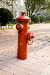 Fire hydrant in roadside