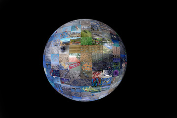 Planète Terre, mosaïque d'images