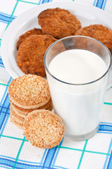 milk and cookies.