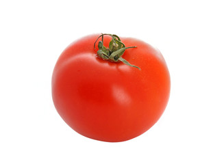 red tomato  isolated on white background