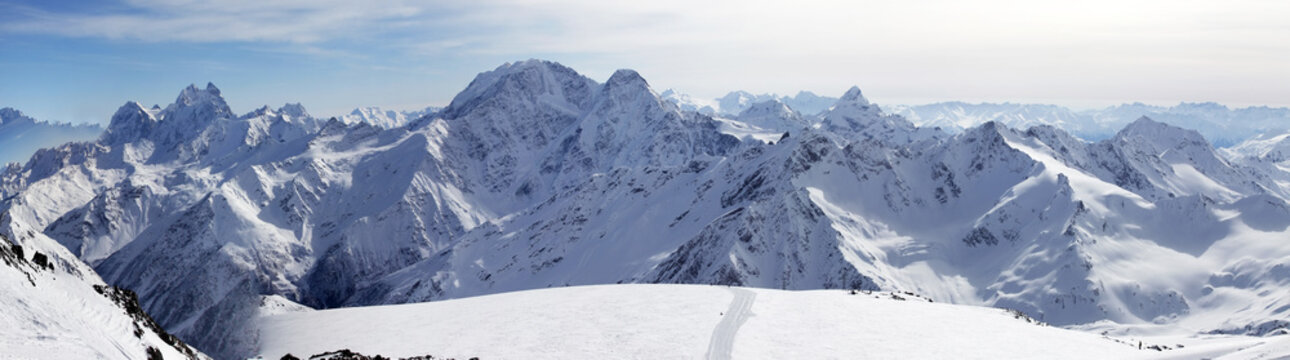 Elbrus Mount. Panorama