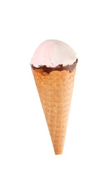 ice cream in the cone..