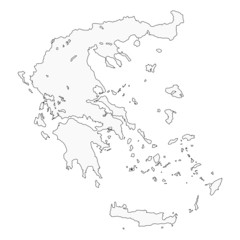 landkarte griechenland III