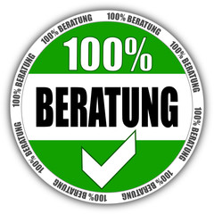 Button 100% Beratung