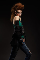 glam punk girl