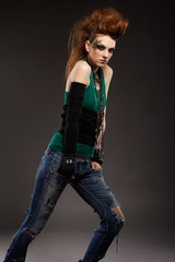 glam punk girl