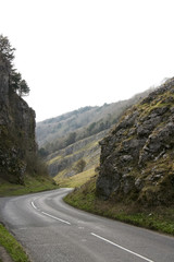 cheddar gorger road somerset england