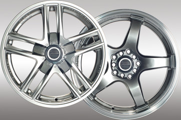 Obraz premium Sport car wheel