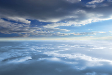 Fototapeta na wymiar Chmury i niebo