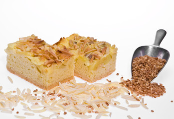 Butterkuchen mit Mandeln