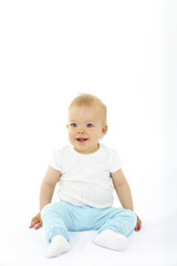 Fototapeta premium 10 1/2 monate altes baby