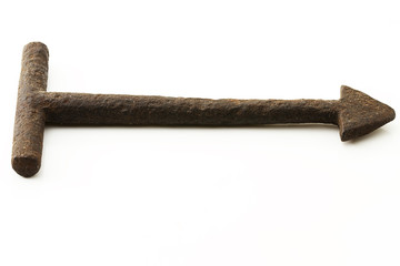 rostiger Dreieckschluessel