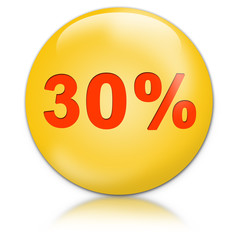button 30% rabatt