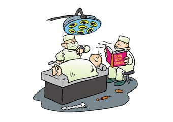 Chirurgen müssen warten