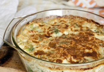 baked pasta with broccoli