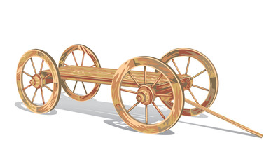 Fototapeta premium Wooden old cart