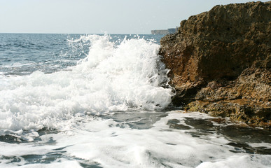 Wave on sea