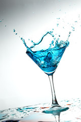 blue cocktail
