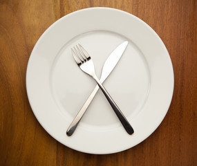 closeup of a place setting