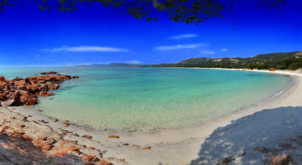 Stitched Panorama plage