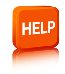 HELP Sign - orange