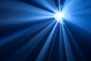 blue disco background