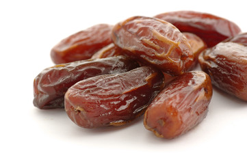 tas de dattes séchées