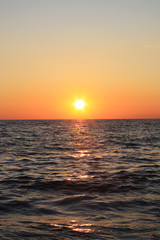 Fototapeta premium Sunset in the sea