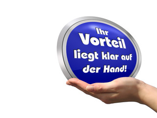 Vorteil auf der Hand