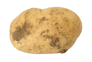 potato over white