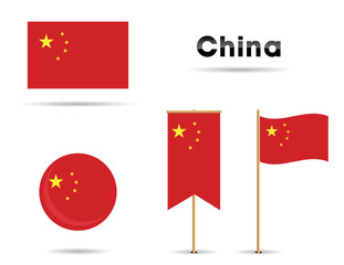 set of china flags for any porpuse