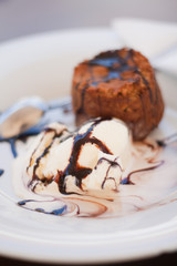 Souffle with ice cream 6