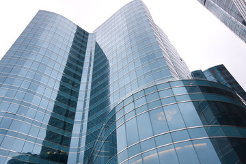Fototapeta na wymiar It is a wide shot of Hong Kong modern building