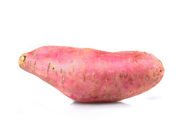 Sweet Potato isolated on white background..