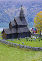 Fototapeta na wymiar Urnes Stavkirke, Norwegia