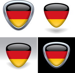 German Flag Crest
