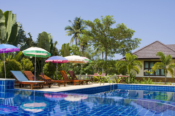 Swimming pool in Thailand