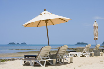 Beautiful tropical beach in Thailand