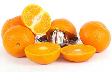 Orangensaft pressen